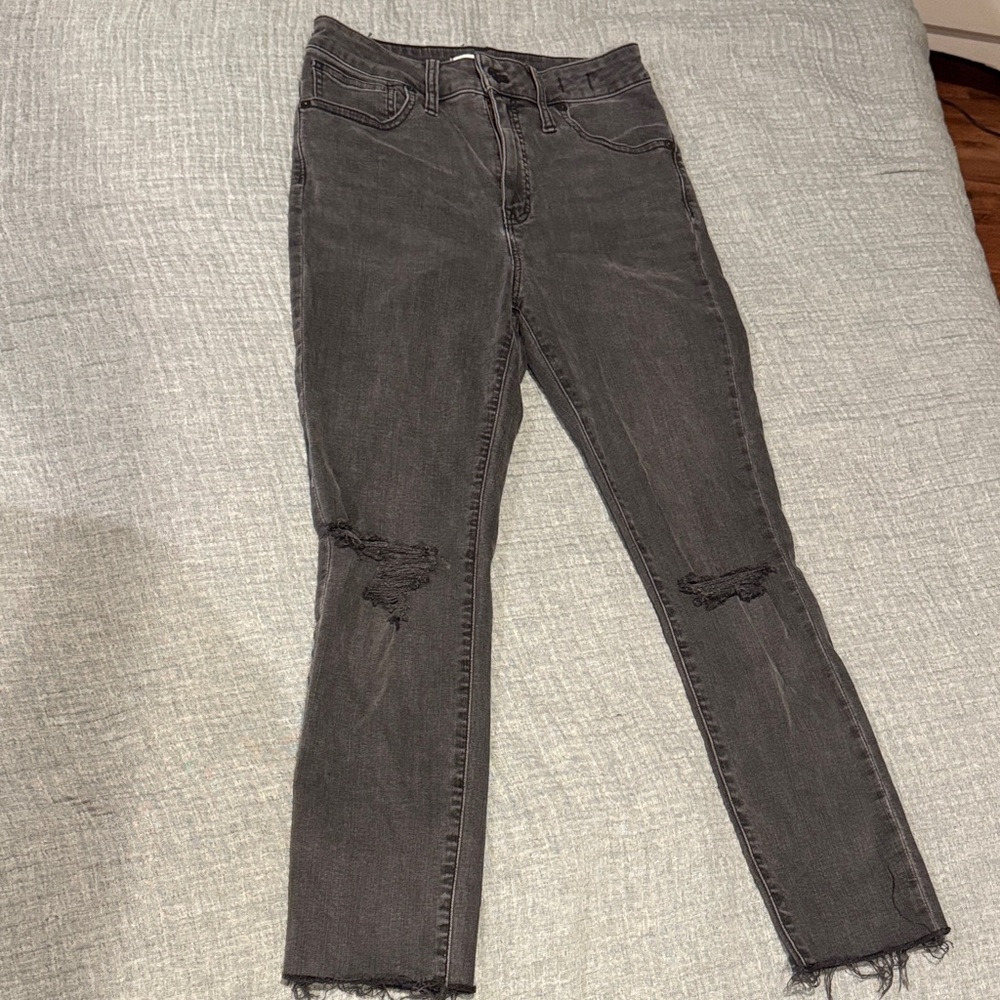 Madewell Women's Charcoal Skinny Jeans